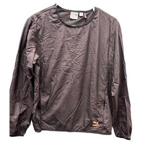 Puma Men’s Small Nylon Soft Shell Cotton Poly Lined Eco Embossed Sweatshirt